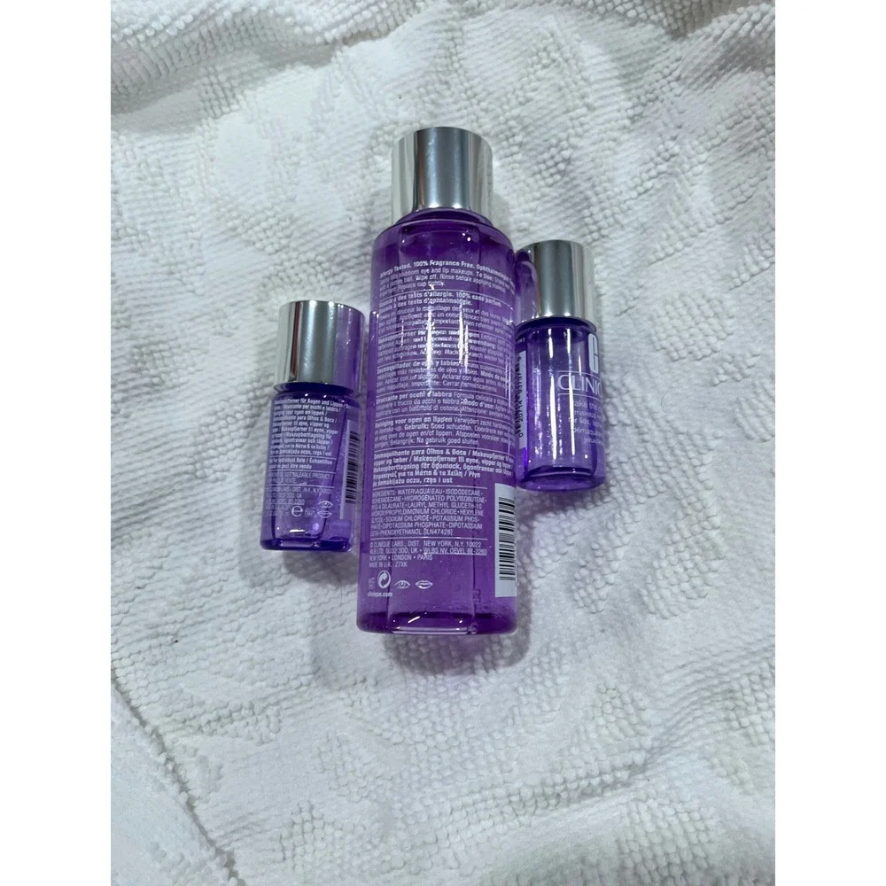 Clinique Take The Day Off Makeup Remover 3pc Set 6.7oz & 2 Travel Size Bottles